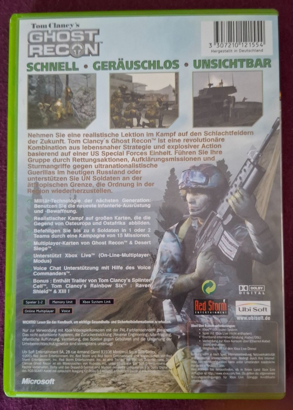 Spiele: Tom Clancy's Ghost Recon – Gebraucht aus Basel von mgn_ft72 1
