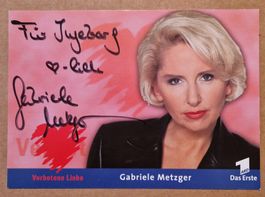 Gabriele Metzger - Handsigniert