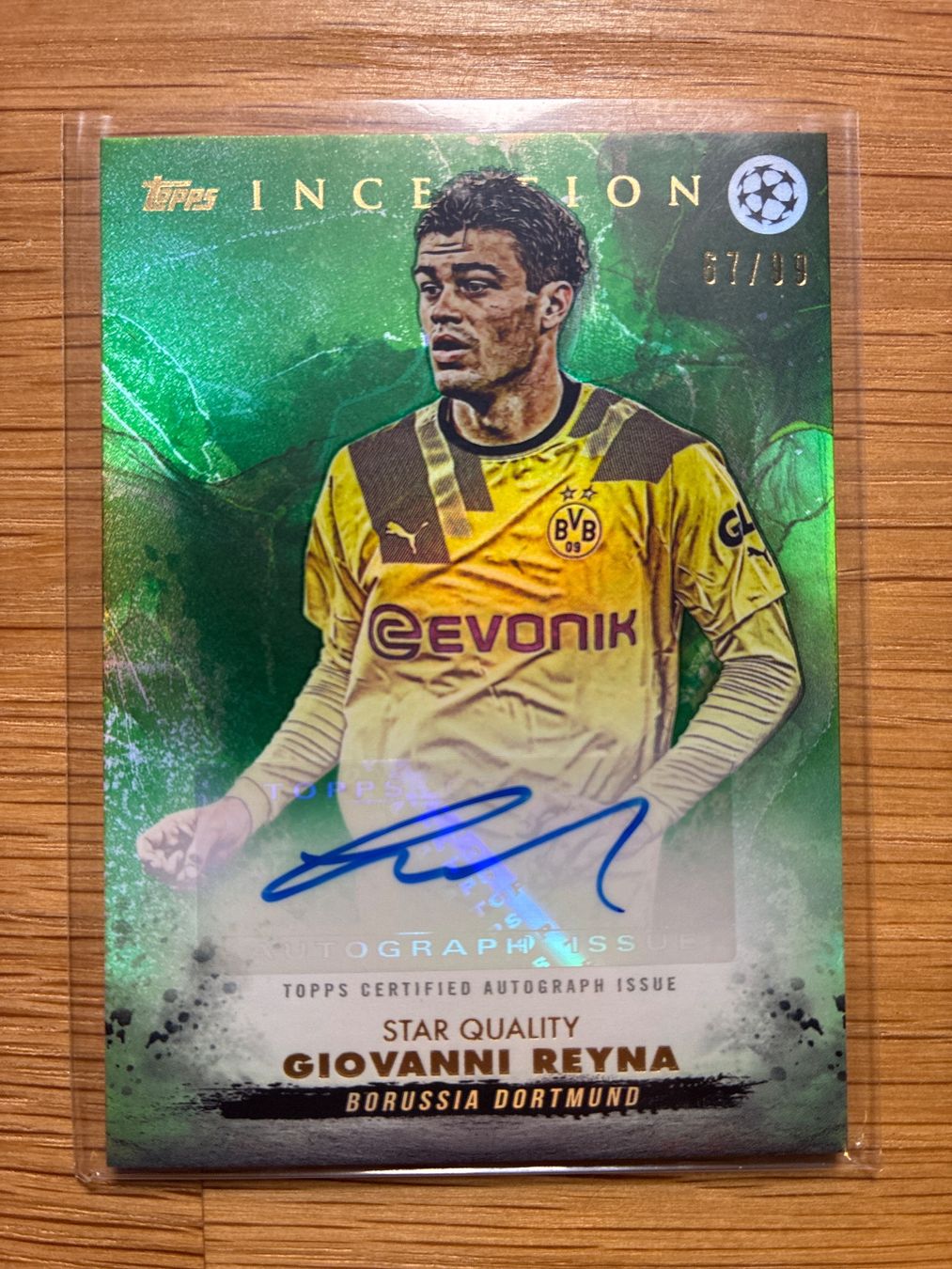 Topps Cartes à collectionner: Topps Inception Giovanni Reyna BVB Autogramm /99 – D'occasion à Solothurn par MegaDaggi
