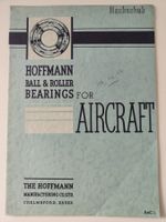 Swissair Archiv-Hoffmann Ball & Roller Bearings for Aircraft