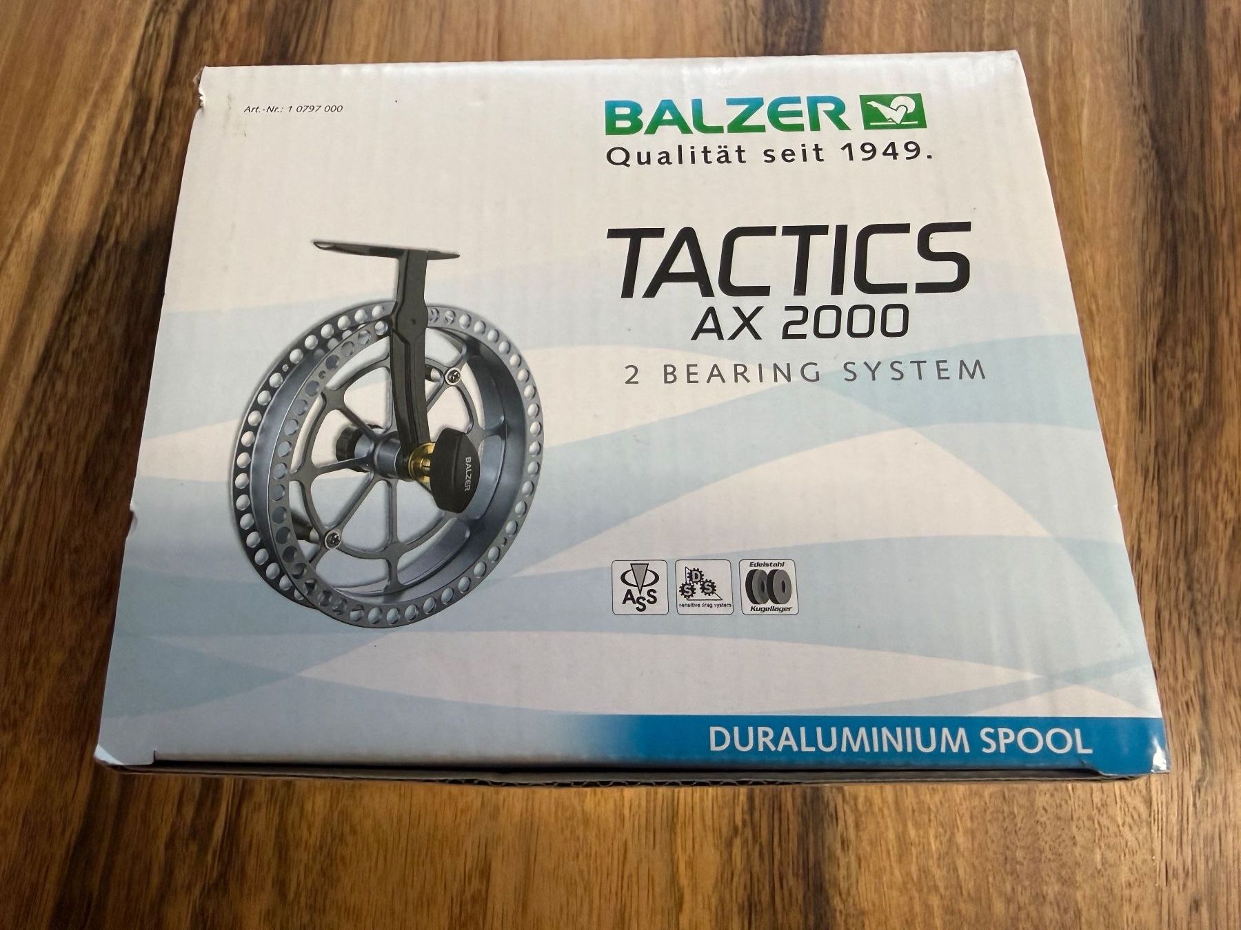 Tamburi & Mulinelli: Balzer Tactics AX 2000 Laufrolle, neu !!! – Nuovo e nell'imballaggio originale da Hagenbuch ZH venduto da buell06 5
