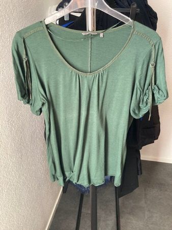 Tannengrünes Shirt Gr. S von Sandwich aus Baumwolle