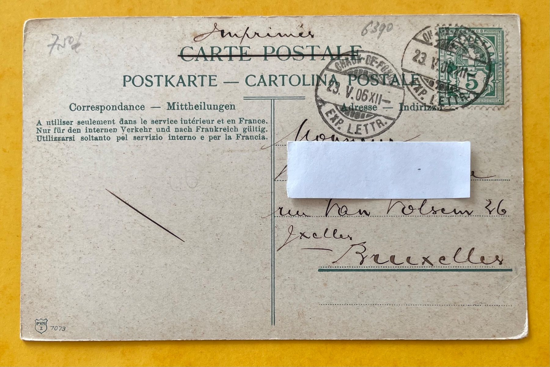 Cartoline postali: ENGELBERGer Bauernhaus - 23.V.06 – Usato da Mauren TG venduto da montis09 1