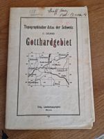 Topographischer Atlas vom Gotthardgebiet 1924