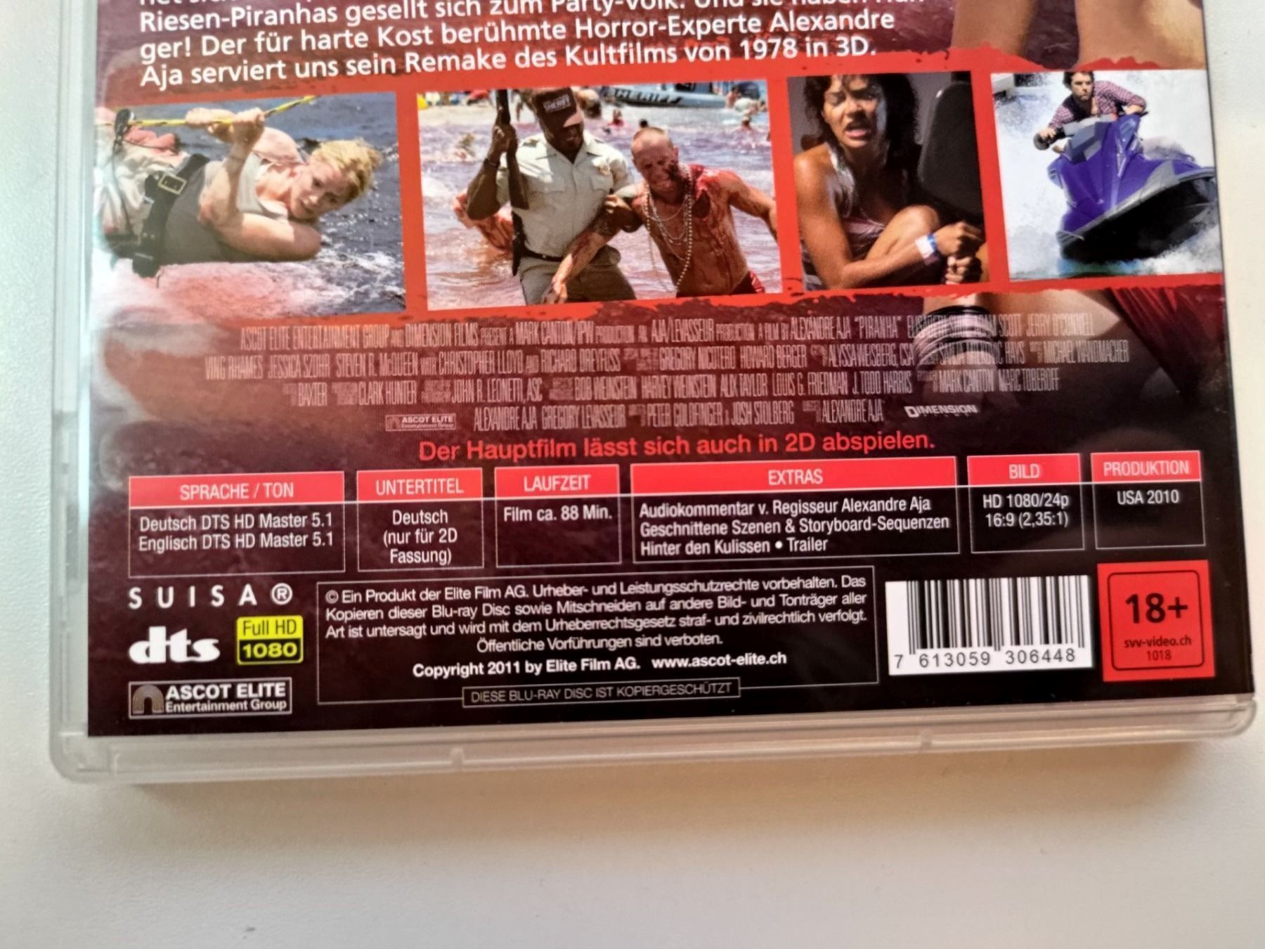 Tutti i DVDs: Piranha 3D & 2D – Usato da Liestal venduto da Kratzilla 3