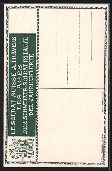 Foto, Lettere & Cartoline: sign. Ed. Elzingre: Schweizer Soldaten b – Usato da Berlin venduto da bartko-reher 1
