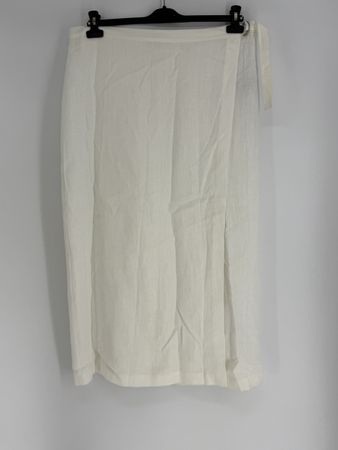 Leinen Rock/ Wickelrock Gr. 48 von H&M 
