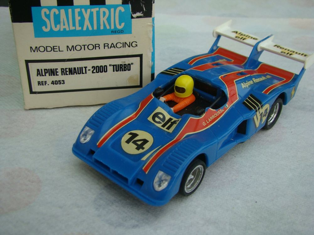 Scalextric Alpine Renault 2000 Turbo mit Box rar Kaufen auf Ricardo