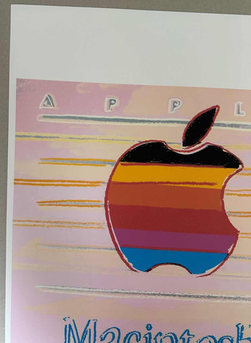 Gemälde: Warhol: Macintosh, POP Art, 30/100 – Neu (gemäss Beschreibung) aus Meilen von Smgdesign 3
