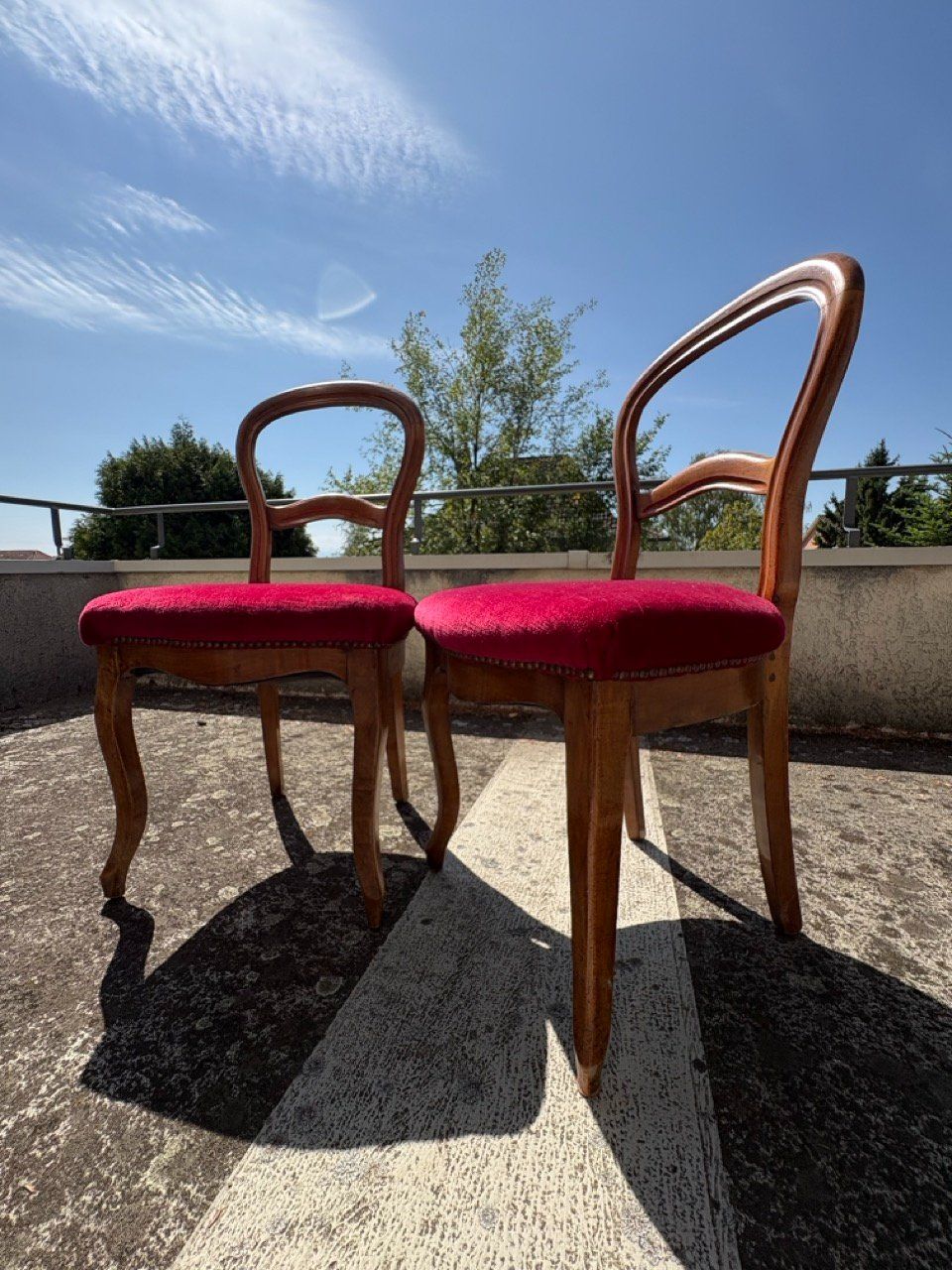 Chaises: 2 Antike Biedermeier-Stühle – D'occasion à Ins par ab_80 5