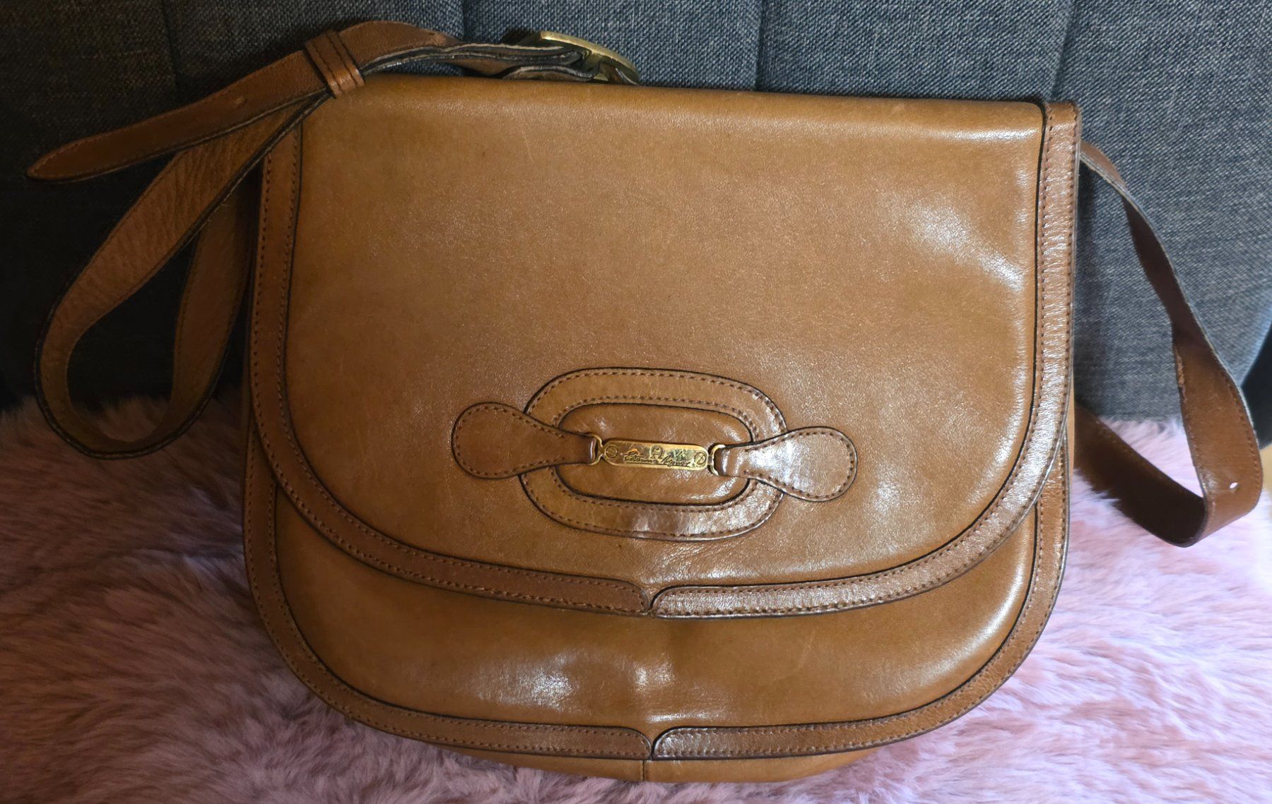 Vera Pelle Taschen: Bag en Cuir Aigner Vintage – Gebraucht aus Rohrbach von lod_m58r 5