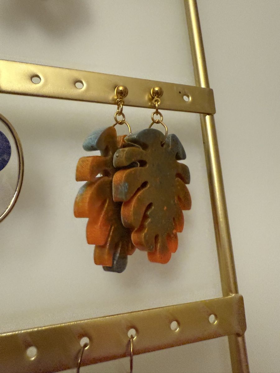 Orecchini pendenti & Orecchini a lobo: Handgemachte Ohrringe aus Resin – Nuovo e nell'imballaggio originale da Dübendorf venduto da Carlavega6 1