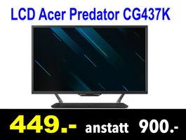 🔴 Gamingmonitor ACER PREDATOR LCD CG437K /873A