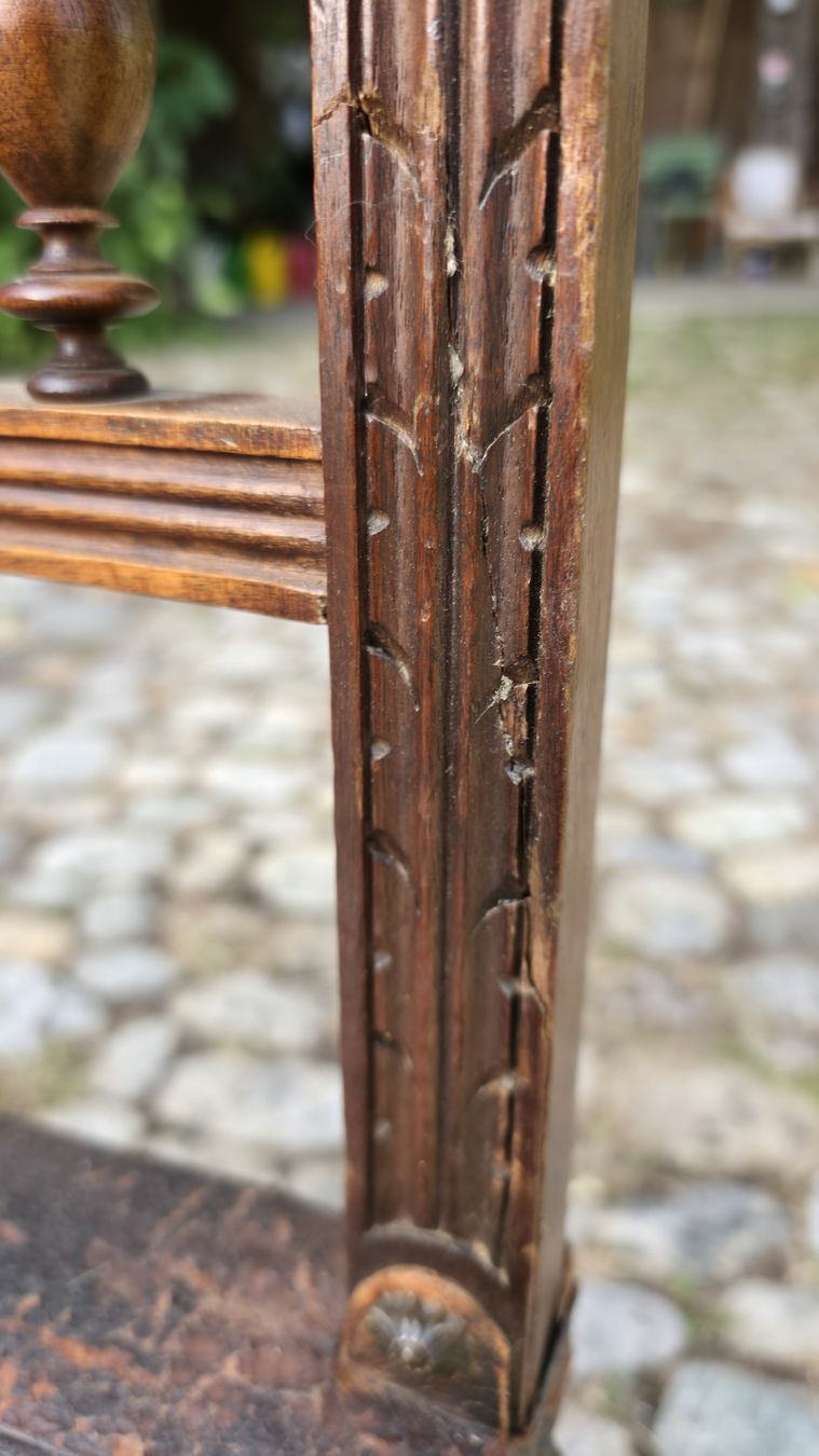 Sedie: Holzstühle mit Leder gepolstert – Usato da Birrwil venduto da maz_rb66 6