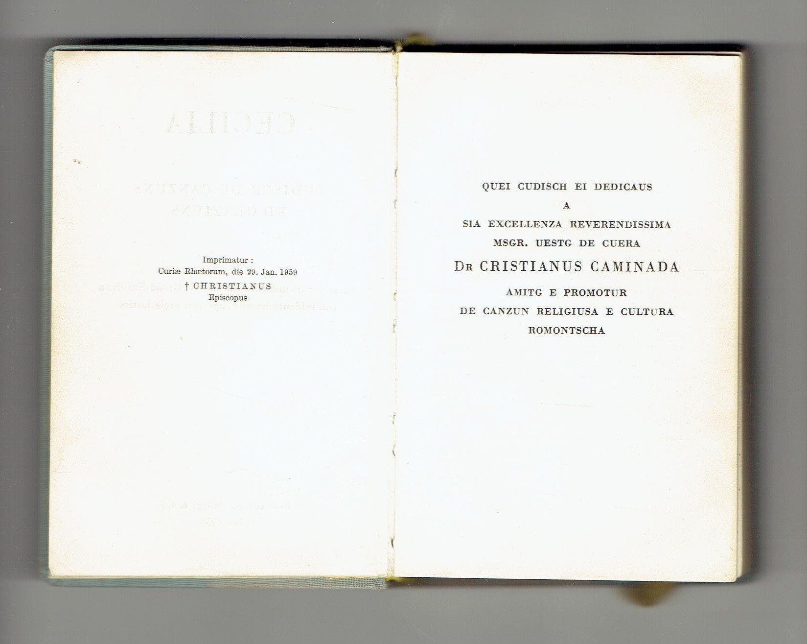 Libri: CECILIA, 1959 – Usato da Flims - Dorf venduto da Stagediver 1
