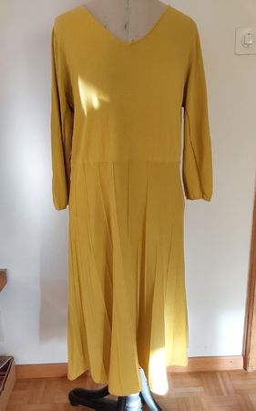 Strickkleid gelb Baumwolle Nile 44