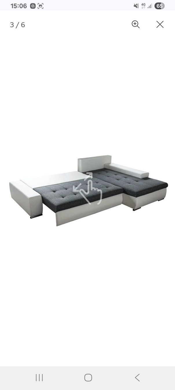 Sofas: Ecksofa mit Schlaffunktion grau weiss  – Gebraucht aus Dulliken von ant_jr8r 2