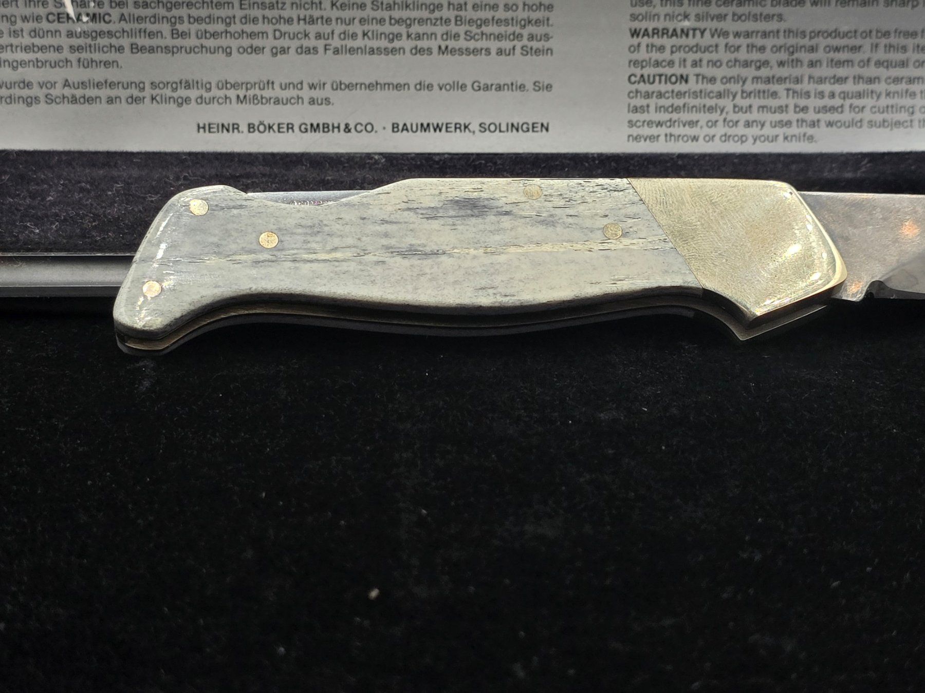 Coltelli tascabile: Böker Keramik Klappmesser – Usato da Rorschacherberg venduto da snOOpydOg11 7