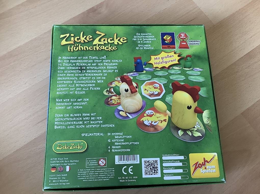 Spiele: Zicke Zacke Hühnerkacke – Gebraucht aus Winterthur von PeMaWin 1