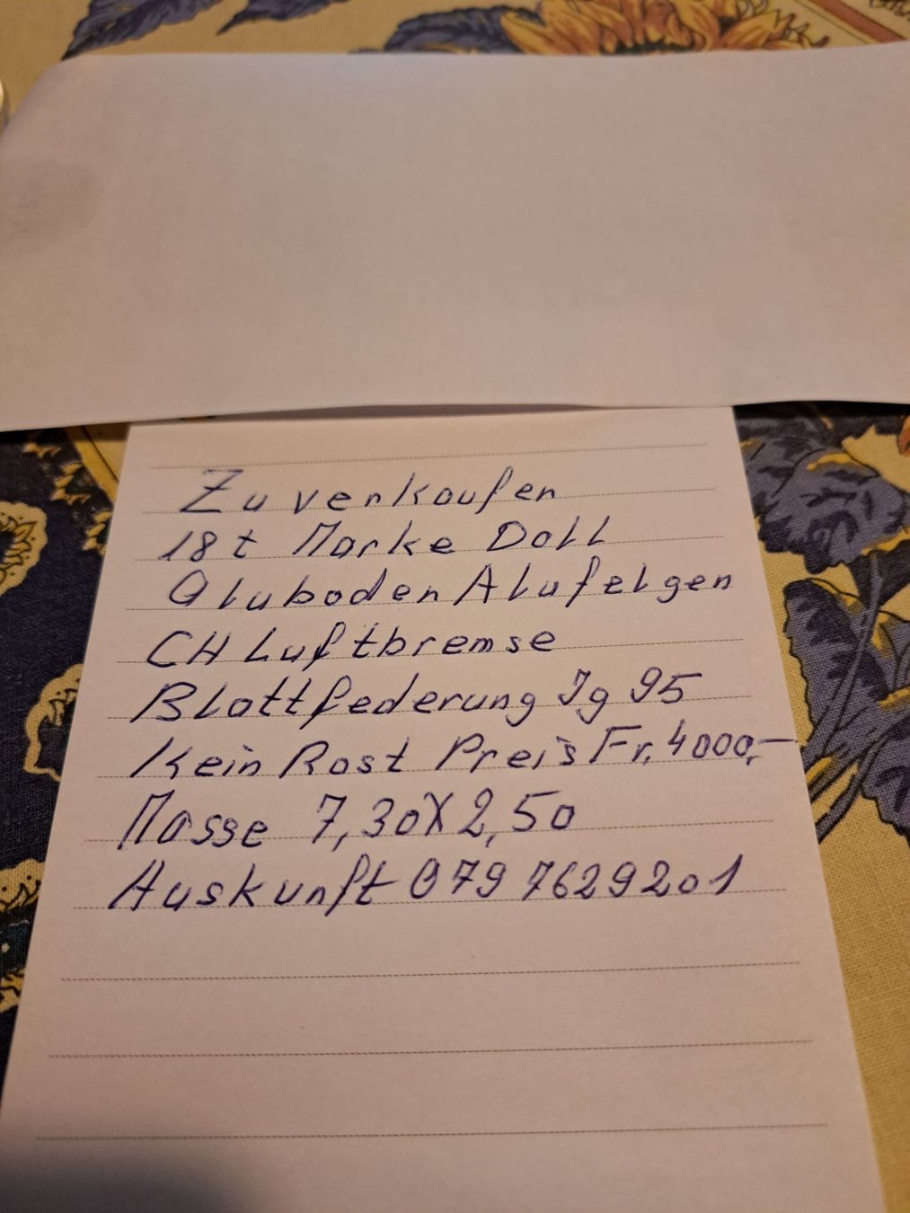 Anhänger: Lkw Anhänger  – Gebraucht aus Langenbruck von Hofi1977 4