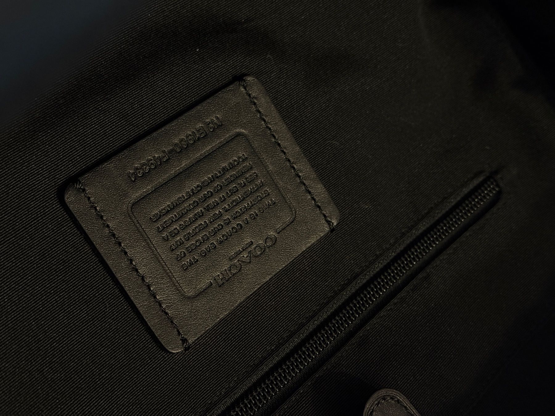 Coach Zaini: Coach Rucksack/Backpack Leder Schwarz - Super Zustand – Usato da Rotkreuz venduto da sventraeger 8
