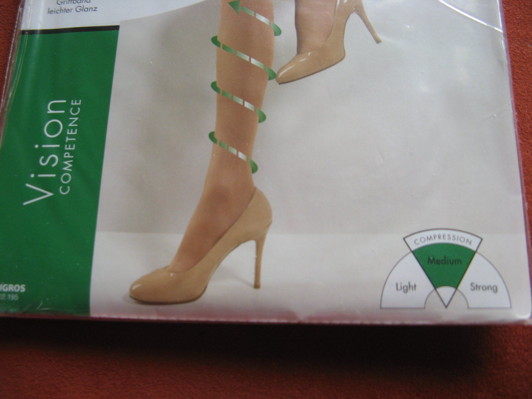Ellen Amber Calze & Collant: Ellen Amber Compact Medium Strumpfhose 40den Gr.XL Choco – Nuovo e nell'imballaggio originale da Zürich venduto da apil 3