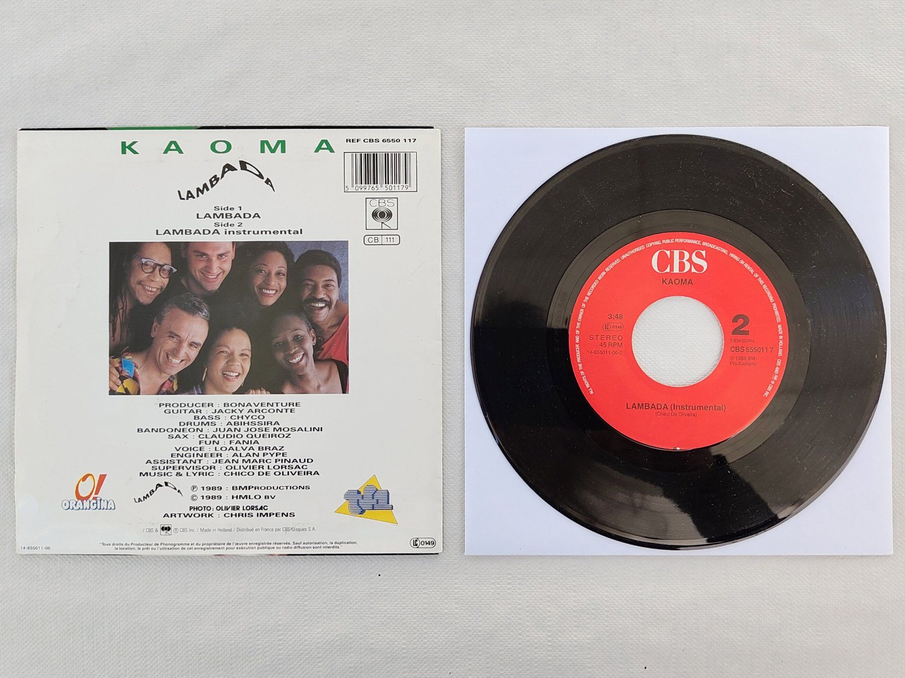 Vinyles: 7" Single Kaoma: Lambada – D'occasion à Hindelbank par iCardologe 1