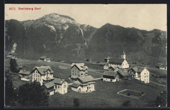 Cartoline postali: AK Seelisberg, Dorf-Panorama – Usato da Berlin venduto da bartko-reher
