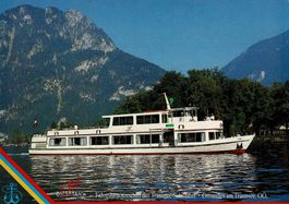 Ansichtskarte Fahrgast Motorschiff der Traunsee-Schifffahrt