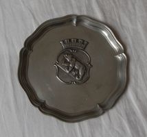 BERNER WAPPEN ZINNTELLER K. Moser Bern