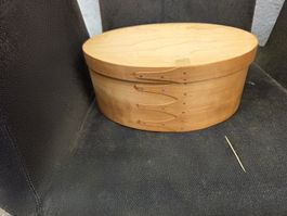 Holzbox rund mit Deckel natur Grösse ca. 23cm