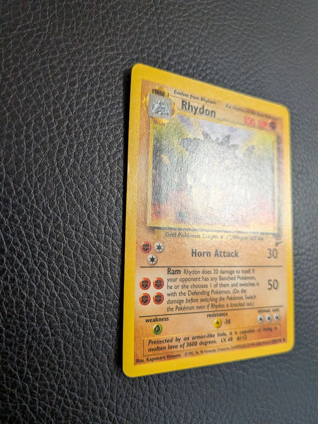 Pokémon Carte collezionabili: Base Set 2 Rhydon 59/130 Ab 1 – Usato da Paradiso venduto da Pkmn10 1