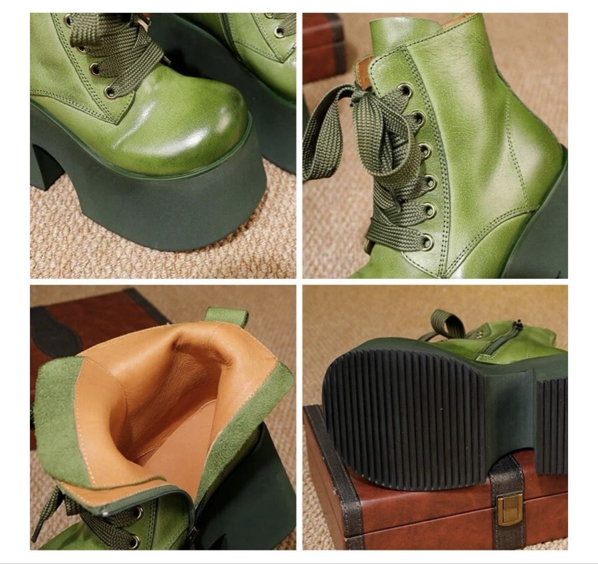 Scarpe da donna: GRÜNE PLATEAU-BOOTS 38 – Nuovo e nell'imballaggio originale da Regensdorf venduto da Sirodtpycpvu 3