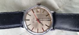 Matina Vintage Herrenuhr mit Handaufzug Kalender 21 Jewels