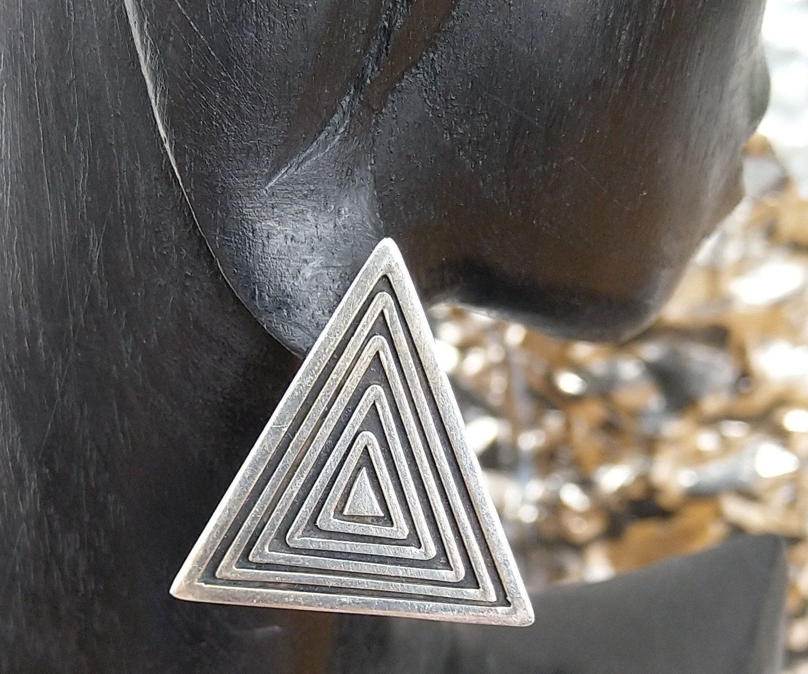 Orecchini pendenti & Orecchini a lobo: OHRRINGE DREIECKIG SILBER 800 925 – Usato da Romanshorn venduto da BoutiqueA 3