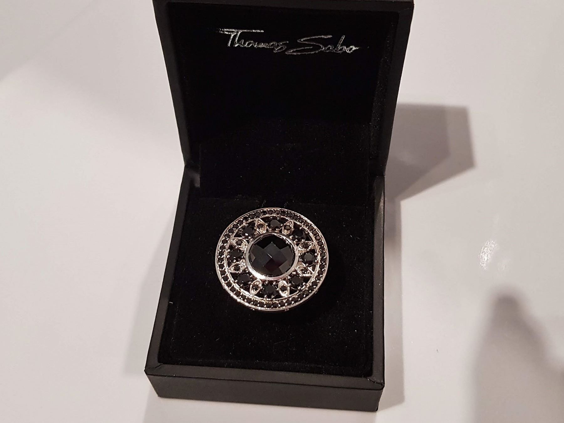 Thomas Sabo Anelli: Thomas Sabo Sterlingsilber Ring Gr.52 – Nuovo e nell'imballaggio originale da Reinach AG venduto da innamac 3