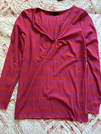 Top rosa a righe M&S Studio taglia M 👚 💕