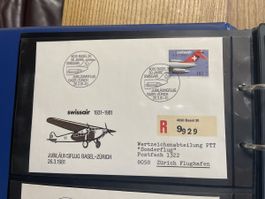 Swissair Jubiläumsflug Basel-Zürich 1931-1981, Top!