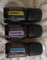 doTERRA Ätherische Öle 3x5ml: Zitrone, Lavendel, Pfefferminz