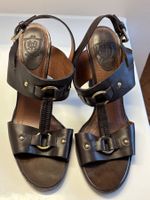 Massimo Dutti braune Ledersandalen, Grösse 41