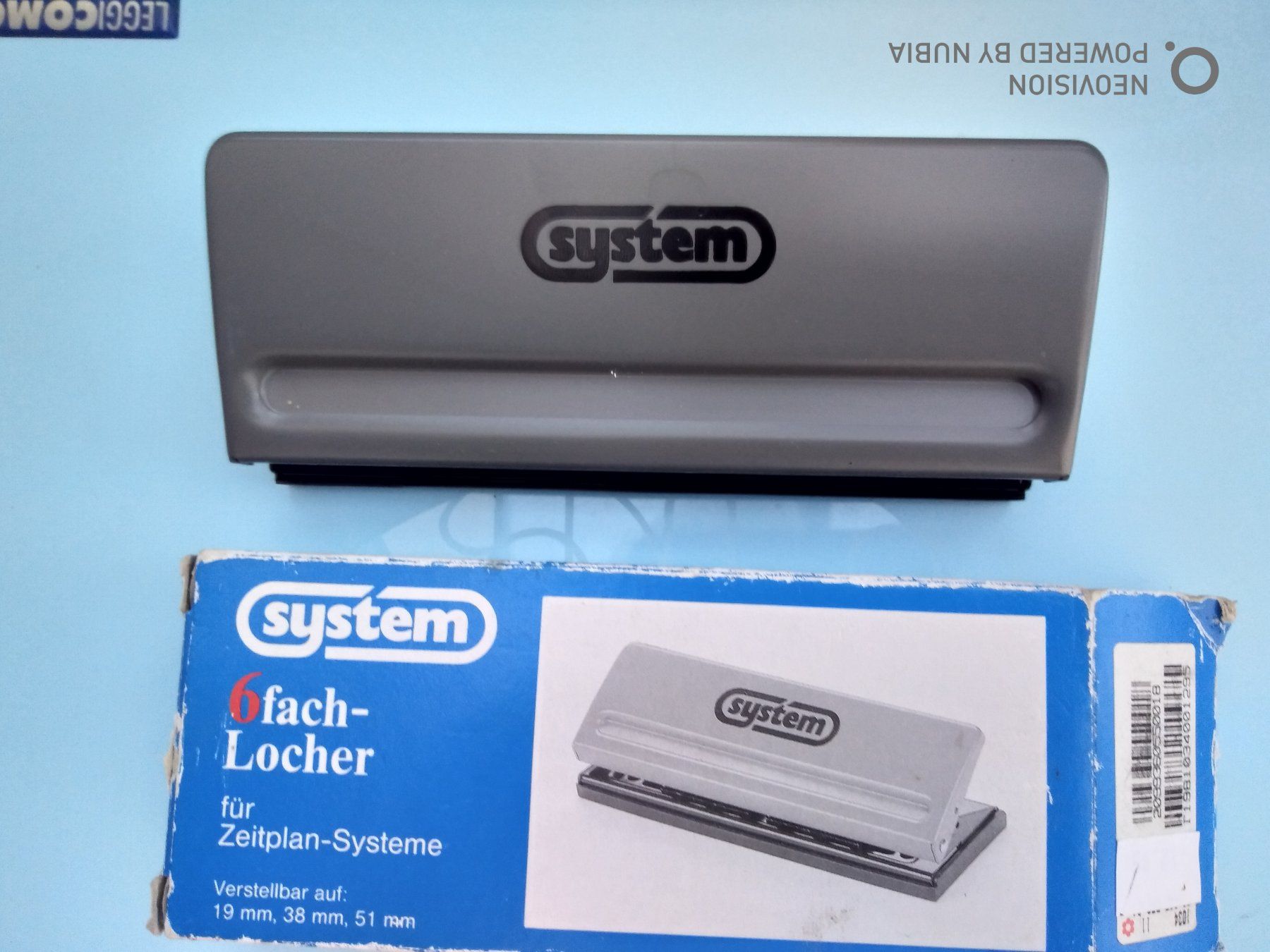 Alle Werkzeuge: SYSTEM 6 fach-Locher – Neu und originalverpackt aus Chiasso von