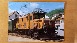 Postkarte RhB Ge 6/6 402 Krokodil