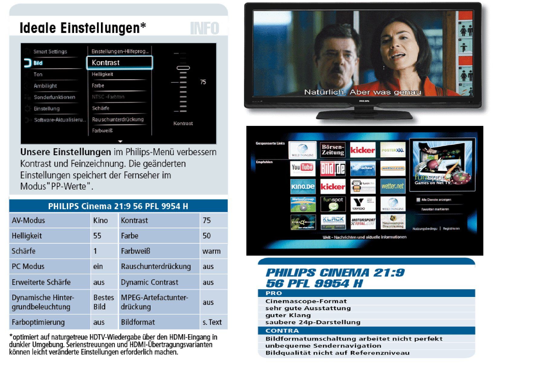 Philips Televisori: PHILIPS - Cinema 21:9-LCD-Fernseher – Nuovo (secondo la descrizione) da Reinach AG venduto da softwareladen 2