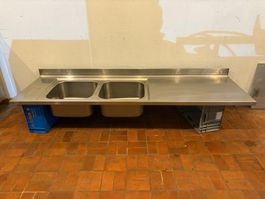 Gastro Doppelspülbecken Doppelwaschbecken