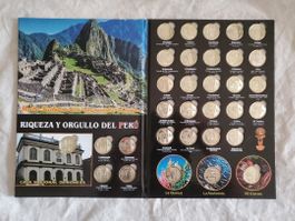 PERU 1 Sol 2019 Sondermünze Album, Neu!