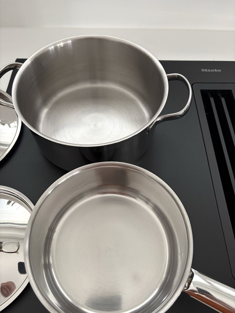 Sigg Padelle: SIGG Kochtopf 2-er Set Edelstahl mit Deckel – Nuovo (secondo la descrizione) da Rothenburg venduto da QueenofShopping1 2