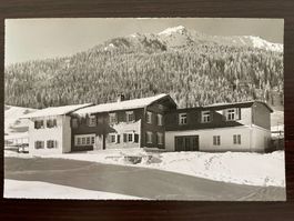 KLOSTERS Berghaus des VSETH im Winter, ungelaufen