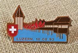 D231 - Pin Luzern Brand Kapellbrücke 93