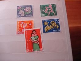Satz Pro Juventute 1962**