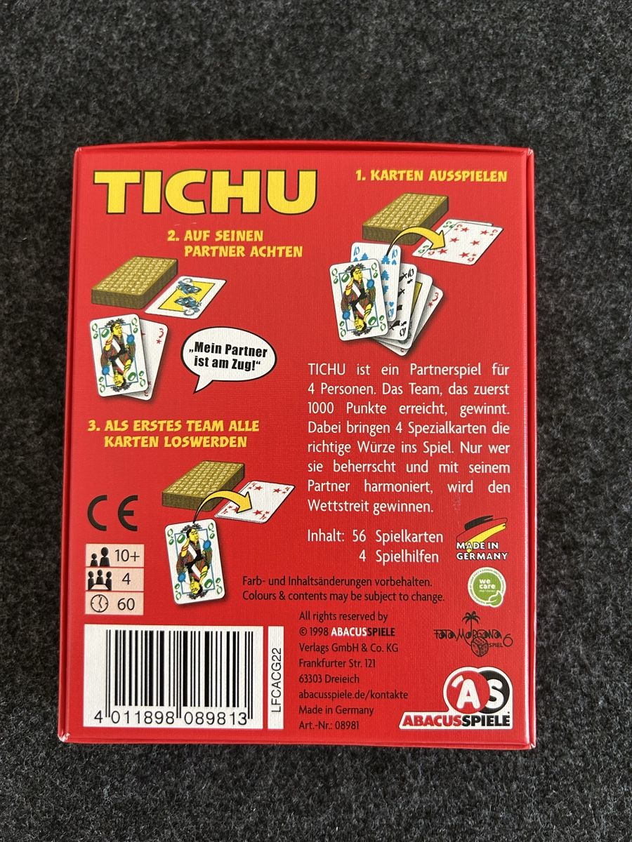 Jeux: Tichu – D'occasion à Zürich par vid_55dh 1